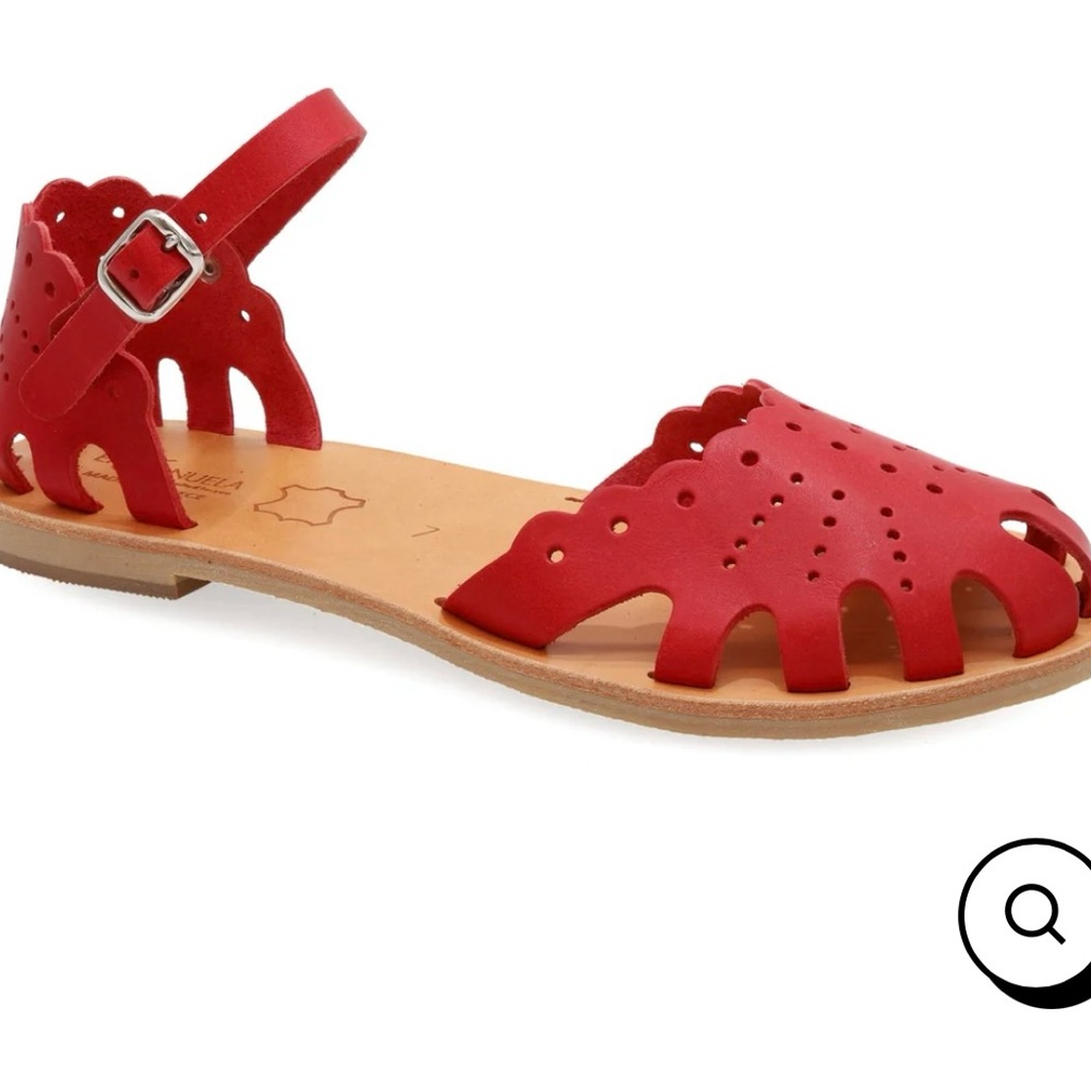 Emmanuela Buckle Strap Caged Sandals "Olympias"